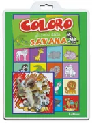 Copertina libro <b>Coloro gli amici della savana</b>