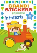 Copertina libro <b>Grandi stickers per piccole mani</b>