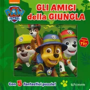 Copertina libro PAW PATROL12 PUZZLE GIUNGLA