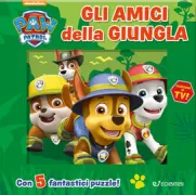 Copertina libro PAW PATROL13 PUZZLE GIUNGLA