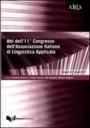 Copertina libro <b>Atti dell'11. Congresso dell'Associazione italiana di linguistica applicata</b>
