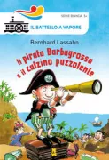 Copertina libro <b>Il pirata Barbagrossa e il calzino puzzolente<br></b>(titolo originale o altro titolo: <i>Der kleine Pirat Riesenbart</i>)