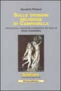 Copertina libro <b>Sulle opinioni religiose di Campanella</b>