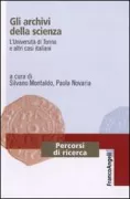 Copertina libro <b>Gli archivi della scienza</b>