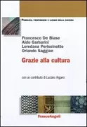 Copertina libro <b>Grazie alla cultura</b>