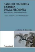 Copertina libro <b>Saggi di filosofia e storia della filosofia</b>