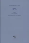 Copertina libro <b>Rime</b>
