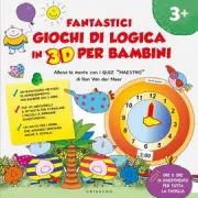 Copertina libro <b>Fantastici giochi di logica in 3D per bambini</b>