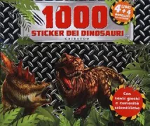 Copertina libro <b>1000 sticker dei dinosauri</b>