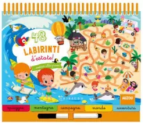 Copertina libro <b>48 labirinti d'estate!</b>
