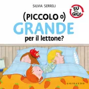 Copertina libro <b>(Piccolo o) grande per il lettone?<br></b>(titolo originale o altro titolo: <i>Piccolo o grande per il lettone?</i>)