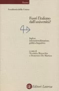 Copertina libro <b>Fuori l'italiano dall'università?</b>
