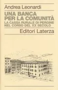 Copertina libro <b>Una banca per la comunità</b>