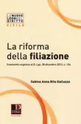 Copertina libro <b>La riforma della filiazione</b>