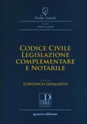 Copertina libro <b>Codice civile, legislazione complementare e notarile</b>