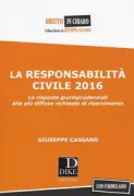 Copertina libro <b>La responsabilità civile 2016</b>
