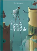 Copertina libro <b>Con la testa fra le nuvole<br></b>(titolo originale o altro titolo: <i>Les échasses rouges</i>)