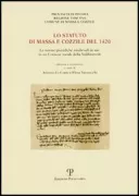 Copertina libro <b>Lo statuto di Massa e Cozzile del 1420</b>