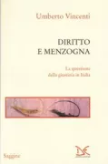 Copertina libro <b>Diritto e menzogna</b>