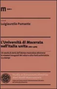 Copertina libro <b>L'Università di Macerata nell'Italia unita (1861-1966)</b>