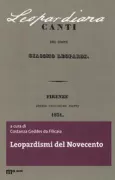 Copertina libro <b>Leopardismi del Novecento</b>