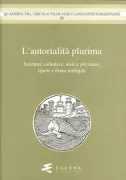 Copertina libro <b>L'autorialità plurima</b>
