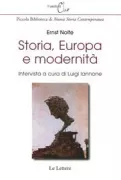 Copertina libro <b>Storia, Europa e modernità</b>