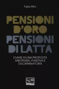 Copertina libro <b>Pensioni d'oro, pensioni di latta</b>