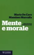 Copertina libro <b>Mente e morale</b>