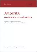 Copertina libro <b>Autorità contestata e confermata</b>