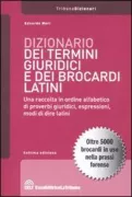 Copertina libro <b>Dizionario dei termini giuridici e dei brocardi latini</b>