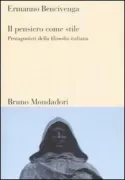 Copertina libro <b>Il pensiero come stile</b>