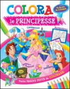 Copertina libro COLORA LE PRINCIPESSE