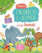 Copertina libro IMPARA L'ALFABETO E I NUMERI CON GLI ANIMALI