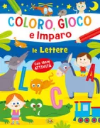Copertina libro COLORO, GIOCO E IMPARO - LE LETTERE