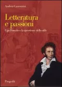 Copertina libro <b>Letteratura e passioni</b>