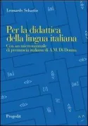 Copertina libro <b>Per la didattica della lingua italiana</b>