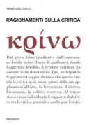 Copertina libro <b>Ragionamenti sulla critica</b>