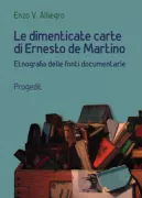 Copertina libro <b>Le dimenticate carte di Ernesto de Martino</b>