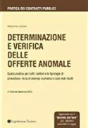 Copertina libro <b>Determinazione e verifica delle offerte anomale</b>