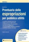 Copertina libro <b>Prontuario delle espropriazioni per pubblica utilità </b>