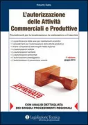 Copertina libro <b>L'autorizzazione delle attività commerciali e produttive</b>