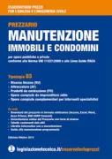 Copertina libro <b>Prezzario manutenzione immobili e condomini</b>