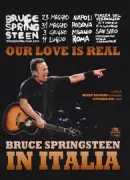 Copertina libro OUR LOVE IS REAL. BRUCE SPRINGSTEEN IN ITALIA