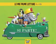 Copertina libro <b>Si parte!<br></b>(titolo originale o altro titolo: <i>Wie rijdt?</i>)