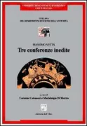 Copertina libro <b>Tre conferenze inedite</b>
