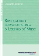 Copertina libro <b>Ritmo, metro e sintassi nella lirica di Lorenzo de' Medici</b>