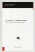 Copertina libro <b>Sei lezioni per Francesco Orlando</b>