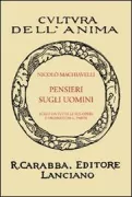 Copertina libro <b>Pensieri sugli uomini</b>