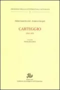 Copertina libro <b>Carteggio 1934-1973</b>